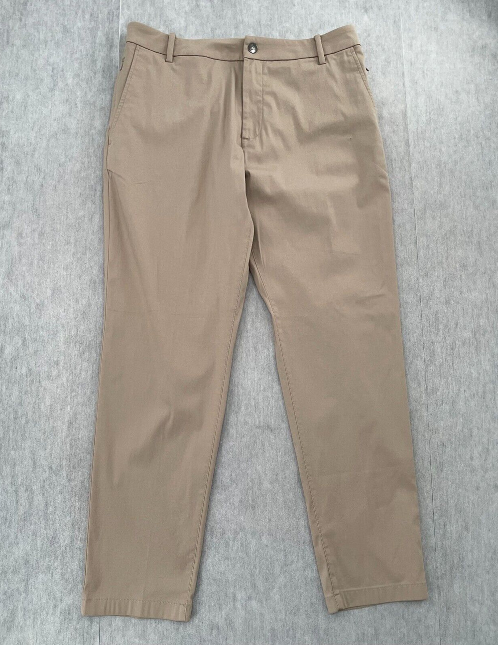 Birddogs Pants Adult 32 Brown Khaki Lined Performance Casual Lightweight Mens
